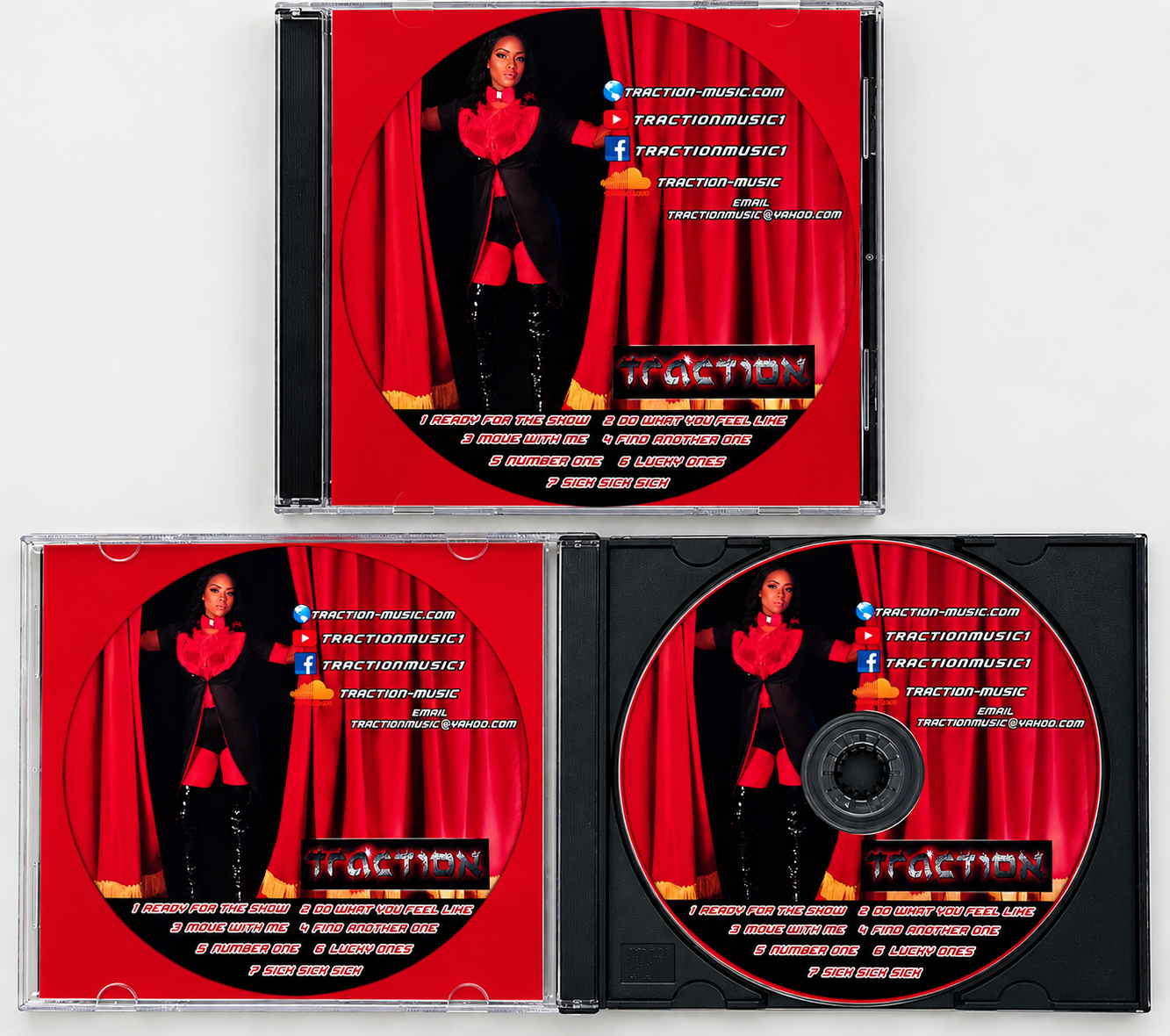 TRACTION physical CD artwork